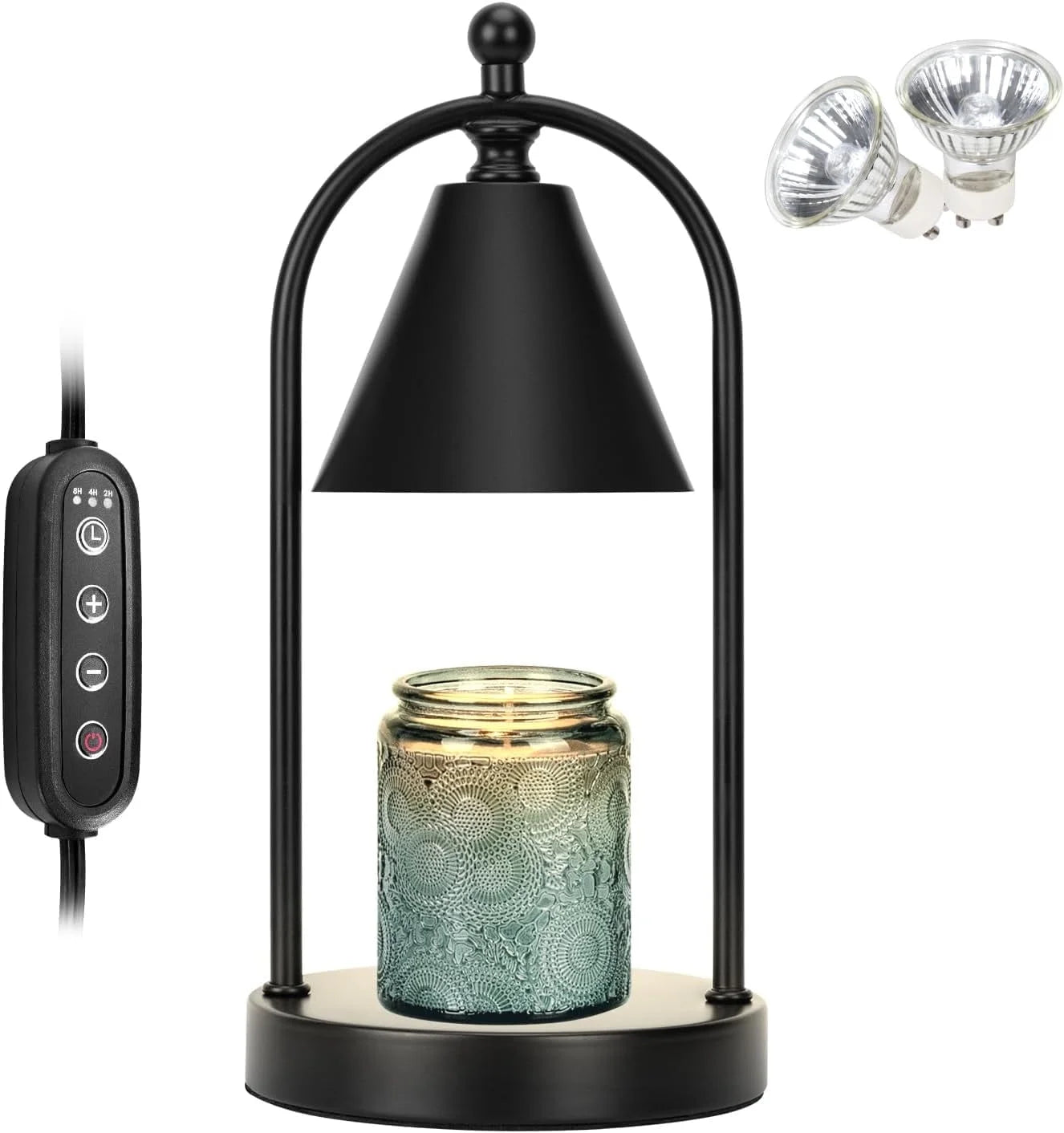Soilsiu Home Decor Electric Candle Warmer Lamp, Black